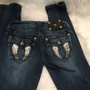 MISS ME Dark Angel Wings JP5082520 Jeans Size 26